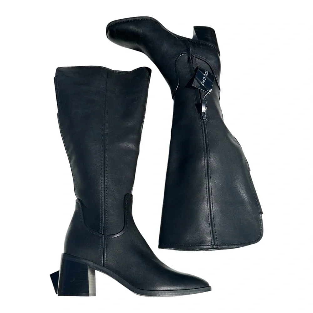 Naturalizer Women's 27 Edit Edda Wide Calf in Black. Sz; 7.5 - Picture 10 of 13